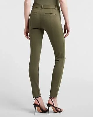 Mid Rise Knit Skinny Pant Blue Women's 6