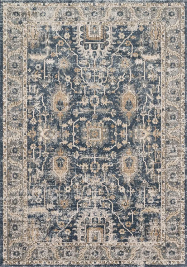 Loloi II Teagan TEA-03 Denim Pebble Rug - 5 ft 3 in x 7 ft 6 in