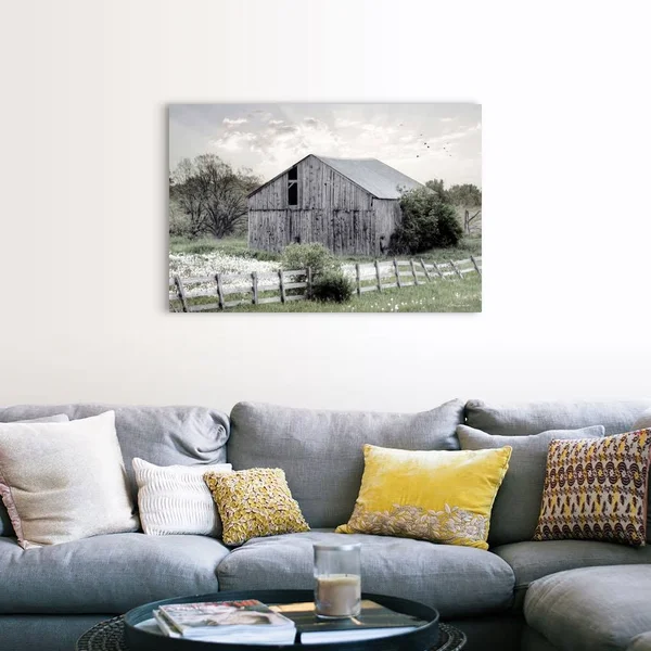 Barnsville Barn, Canvas Wall Art, 48x32, Great Big Canvas