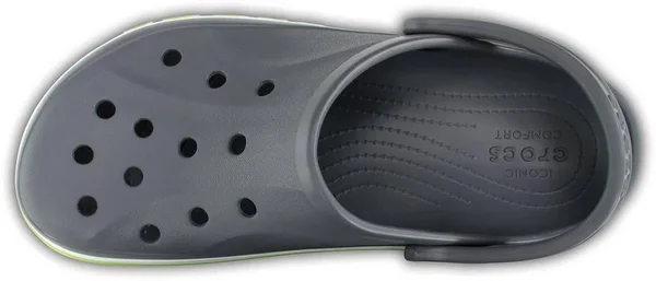 Crocs Bayaband Clog - Gray - Leather Sandals