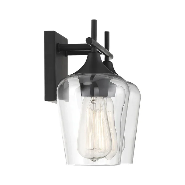 Savoy House 8-4030-2-BK Octave 2 Light Bath Bar in Black