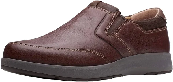 Clarks Un Trail Step Mahogany Leather - Men's, Size: 11.5, Brown