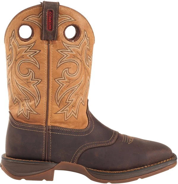 Durango Rebel Men's Waterproof Steel-Toe Western Boots, Size: Medium (13), Brown