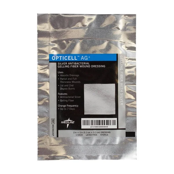 Opticell Ag+ Silver Antibacterial Gelling Fiber Wound Dressings msc9845epz