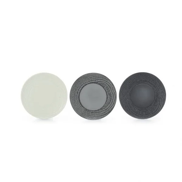 Revol - Salad Plate Ø8.5 - 3 Colors, Arborescence Pepper