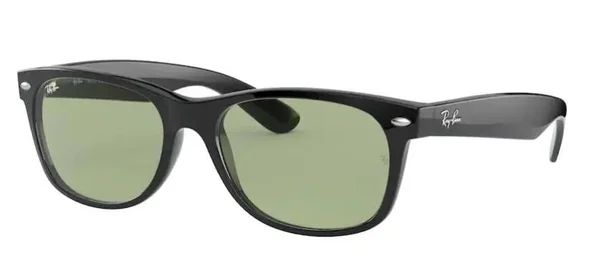 Ray-Ban RB2132F-901/58 New Wayfarer Classic Sunglasses - Black Frame/Green Classic G15 Lens - 58mm