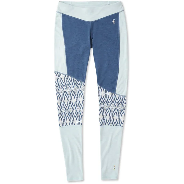 Smartwool Merino 250 Asym Bottom - Women's Nile Blue Medallion, XL