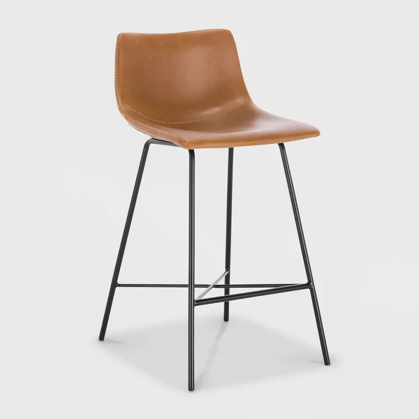 Set of 2 24x22 Phillip Counter Height Barstool Tan - Poly & Bark