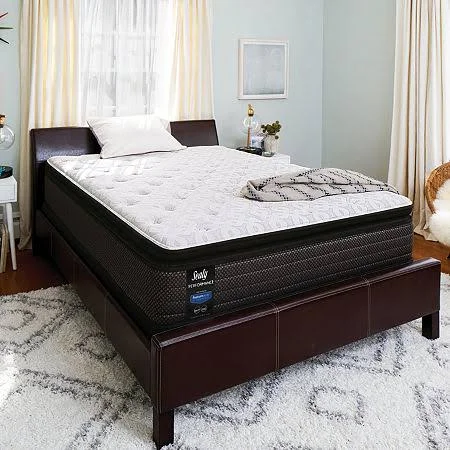 Sealy Posturpedic Curtain Call Firm Pillow Top - Mattress Only, California King, White