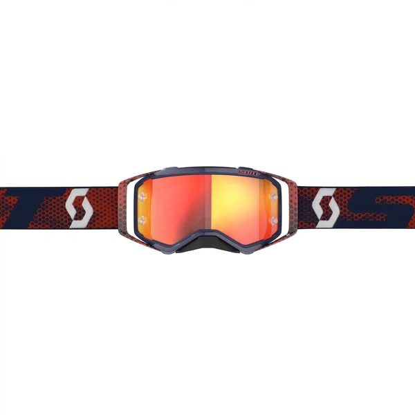 Scott Prospect Red/Blue Motocross Goggles, Red-Blue
