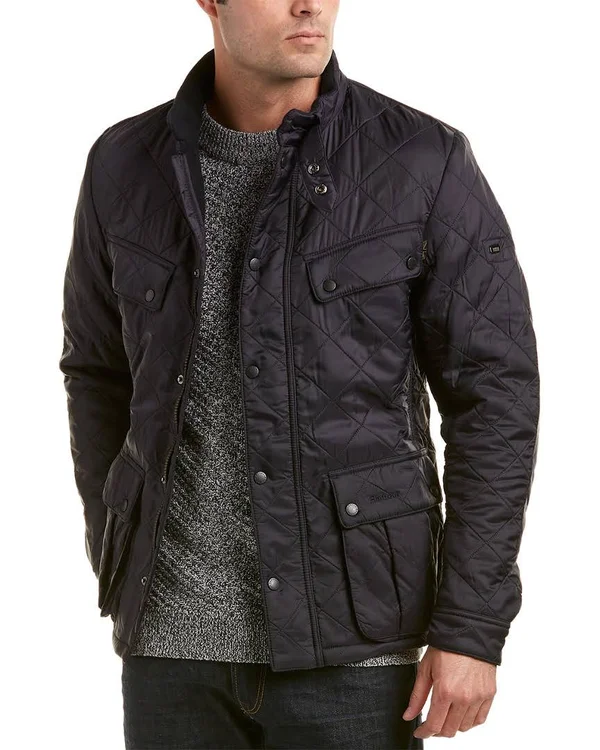 Barbour International Ariel Polarquilt Jacket, Navy
