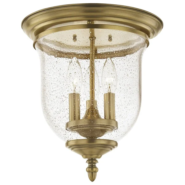Livex Lighting 5024-05 Legacy 3-Light Ceiling Mount - Chrome