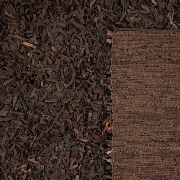 Safavieh Leather Shag Light Gold 6 ft. x 9 ft. Area Rug