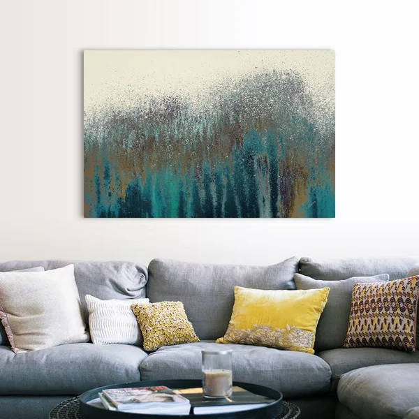 Teal Woods - Canvas Wall Art, 60x40, Great Big Canvas