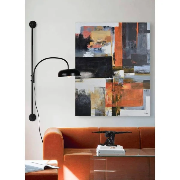 Notre Dame Design WS066 Dray Wall Sconce - Black Powder
