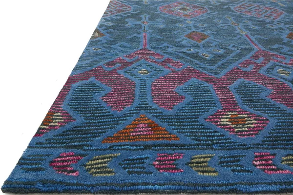 Loloi Gemology GQ-02 3&6x22 x 5&6x22 Blue - Plum Rug