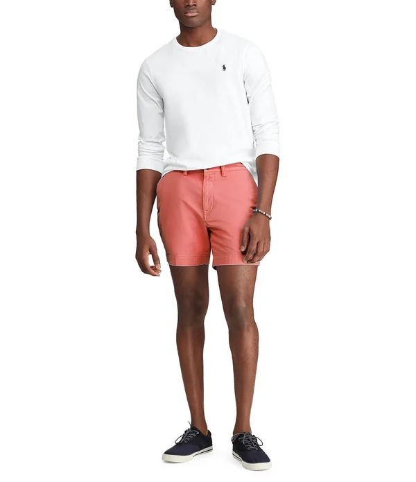 Polo Ralph Lauren Classic-Fit Stretch Chino 6 Inseam Shorts - 31