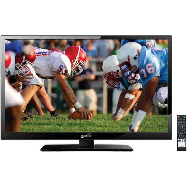Supersonic SC-1911 19-inch 1080p LED Widescreen HDTV with HDMI Input (AC/DC Compatible), 19.3 x 12.5 x 3.7 inches