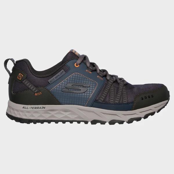 Skechers Men's Escape Plan Athletic Shoes Navy, Orange 6.5