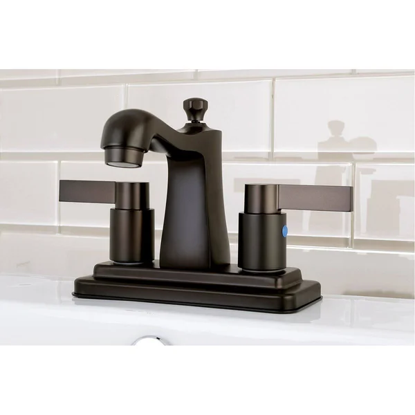 Kingston Brass FB4641NDL 4x22 Centerset Bathroom Faucet, Polished Chrome