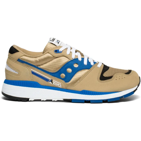 Saucony Azura Size: 12M, Tan, Blue
