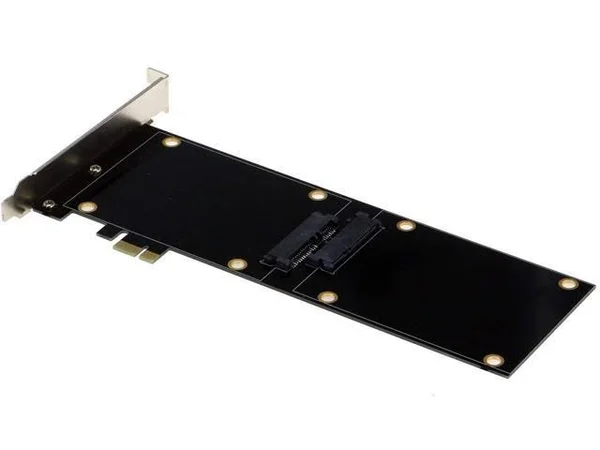Sedna - PCI Express (PCIe) Dual 2.5 inch SATA III (6G) SSD Adapter (Extended Single Side SSD Version) (with Built in Power CIRCU
