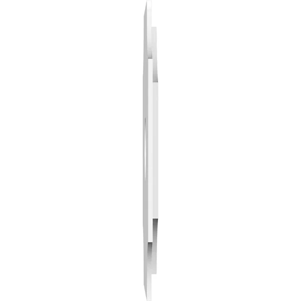 26 inchod x 6 inchid x 8 1/2 inchc x 1 inchp Haus Architectural Grade PVC Contemporary Ceiling Medallion, Two Piece