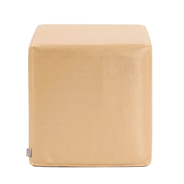 Howard Elliott No Tip Block Ottoman Mercury