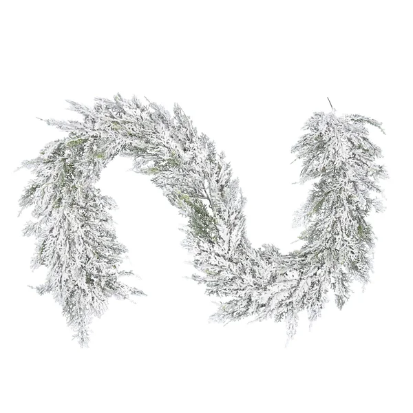 Vickerman Fj192012 75x22 Cedar Snowy Garland