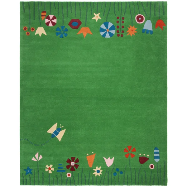 Safavieh Kids Green/Multi 6 ft. x 9 ft. Area Rug