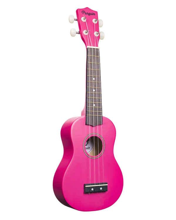 Amahi PGUKPI Penguin Ukulele, Pink