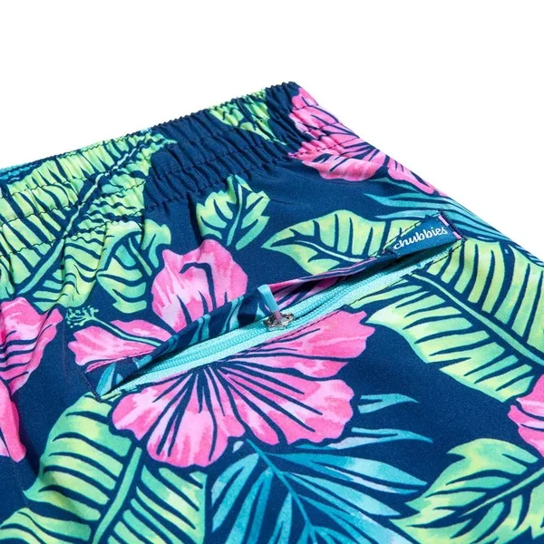 Men's Chubbies Tropicadas 7-Inch Swim Trunks - Size Medium - Blue