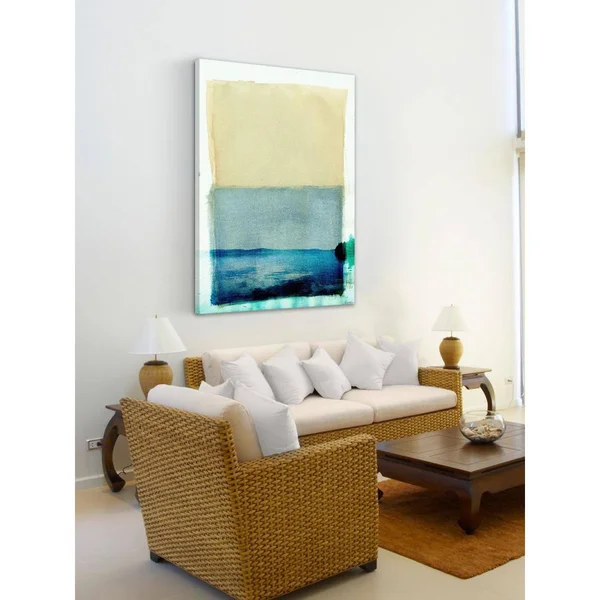 Parvez Michel 60 in. H x 40 in. W Bondi Lake by Parvez Taj Printed Canvas Wall Art - Multi-Colored