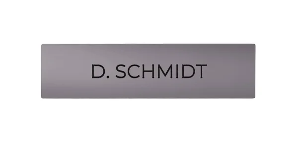 Nameplate for One Call Button of A DoorBird D21x Video Door Station, Individual Engraving, Self-Adhesive