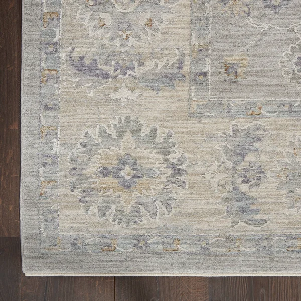 Nourison ASR02 Asher Blue Area Rug- 7&10x22 x 10&4x22