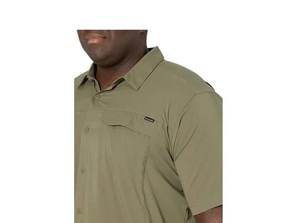 Columbia Men's Silver Ridge Lite Short Sleeve Shirt - Big - 3X - Green
