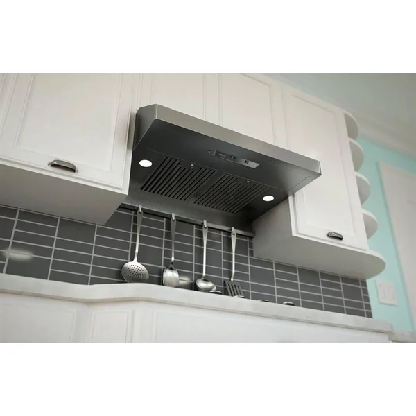 AK7136AS, Zephyr Power Gust 36x22 Under Cabinet Range Hood - 400 CFM