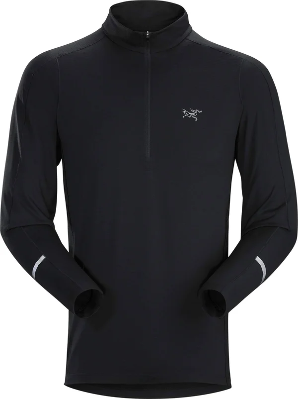 Arc&teryx Men's Cormac Zip Neck LS - Black - M