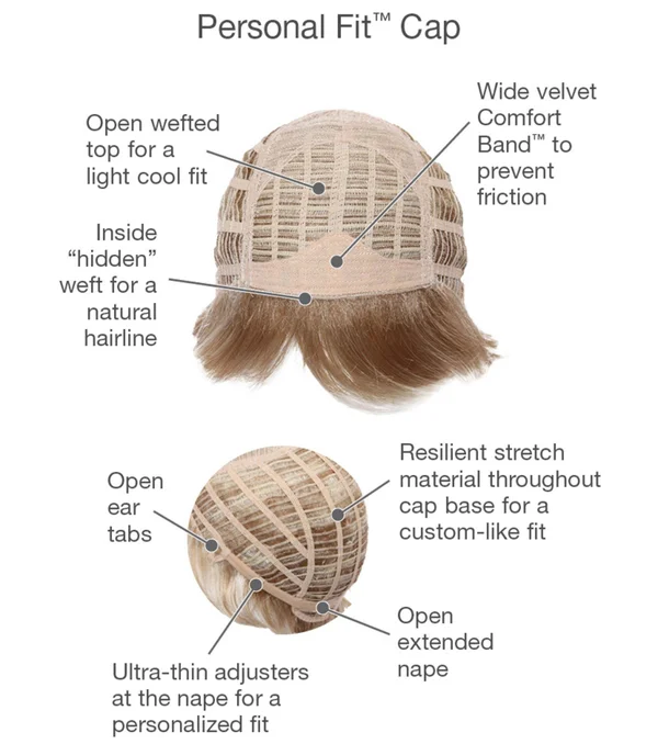 Gabor Perk Average Synthetic Wig, G38+