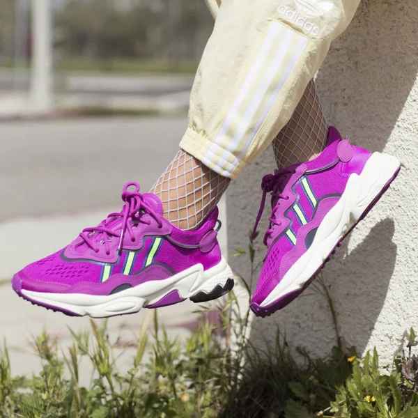Adidas Ozweego Shoes Vivid Pink 8 - Womens Originals Shoes