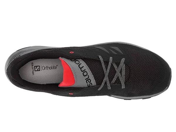 Salomon Men's Outline - 8.5 - Black/Quiet Shade/High Risk Red