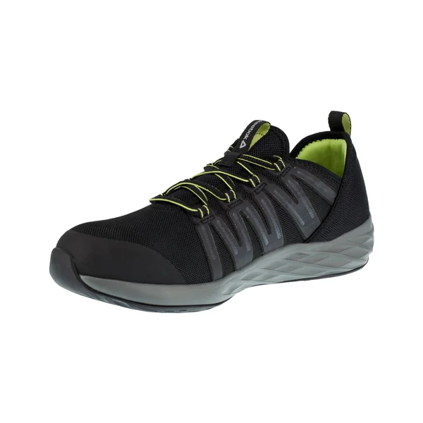 Reebok RB2214 Men's Black & Neon Green Astroride Athletic Steel Toe Work Shoe