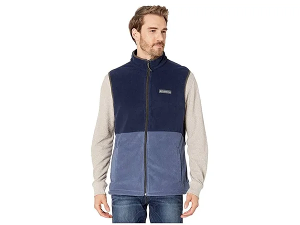 Columbia Men's Basin Trail Fleece Vest - Small - Dark Mountain/Collegiate Navy