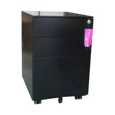 TygerClaw 3-Drawer Lateral Filing Cabinet (Black)
