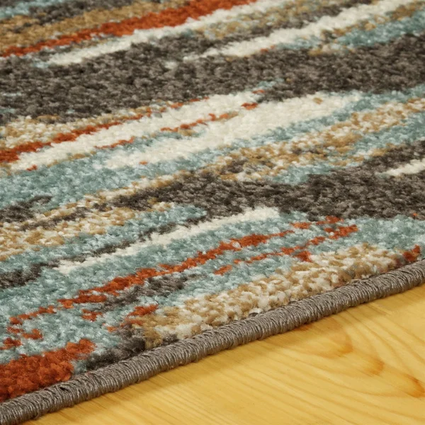 Superior Solitaire Area Rug, 8' x 10', Multicolor