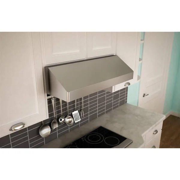 AK7136AS, Zephyr Power Gust 36x22 Under Cabinet Range Hood - 400 CFM