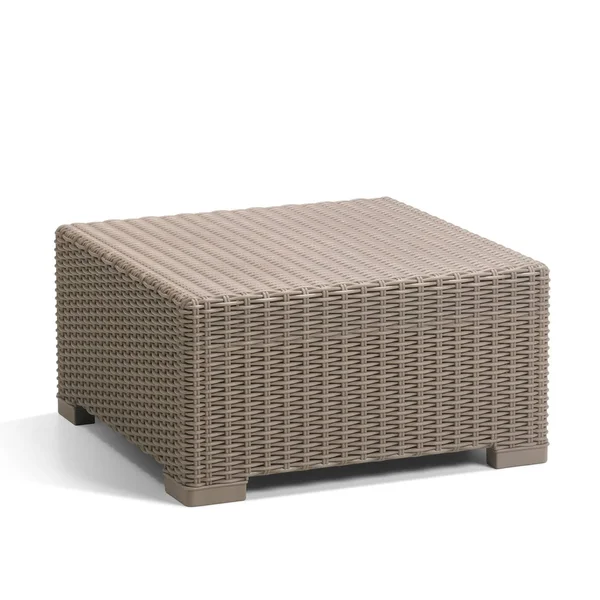 Keter California All-Weather Resin Outdoor Patio Coffee Table - Cappuccino