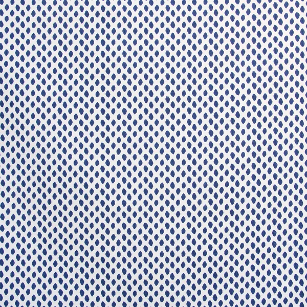 Contemporary White and Blue Upholstered Accent Chair