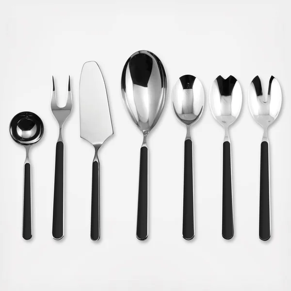 Mepra Fantasia 7-Piece Serving Set - Black