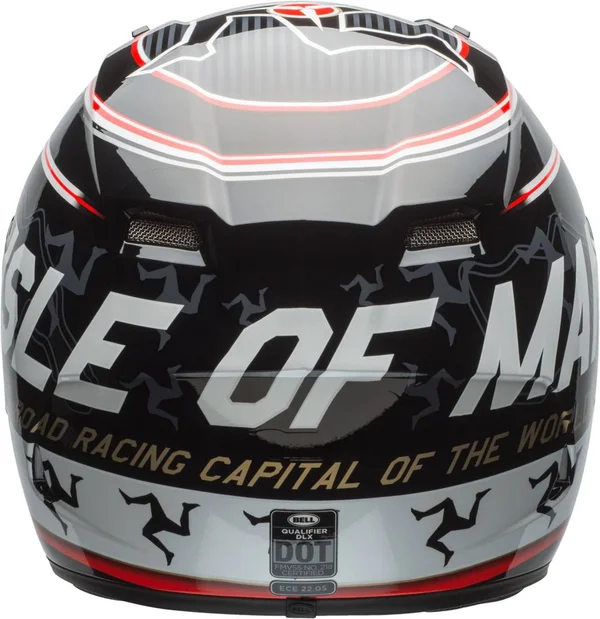 Bell Qualifier DLX Isle of Man Black/Red Full Face Helmet